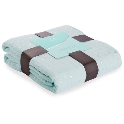 Aden and Anais - Dream Blanket - Metallic Skylight - Baby Blankets - Aden and Anais - Afterpay - Zippay Carry Them Close