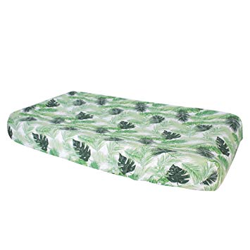 Bebe Au Lait - Changing Pad Cover - Palms