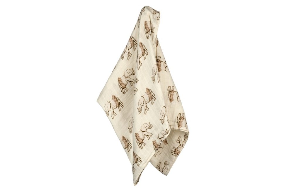 Milkbarn - Bamboo Baby Swaddle - Tutu Elephant
