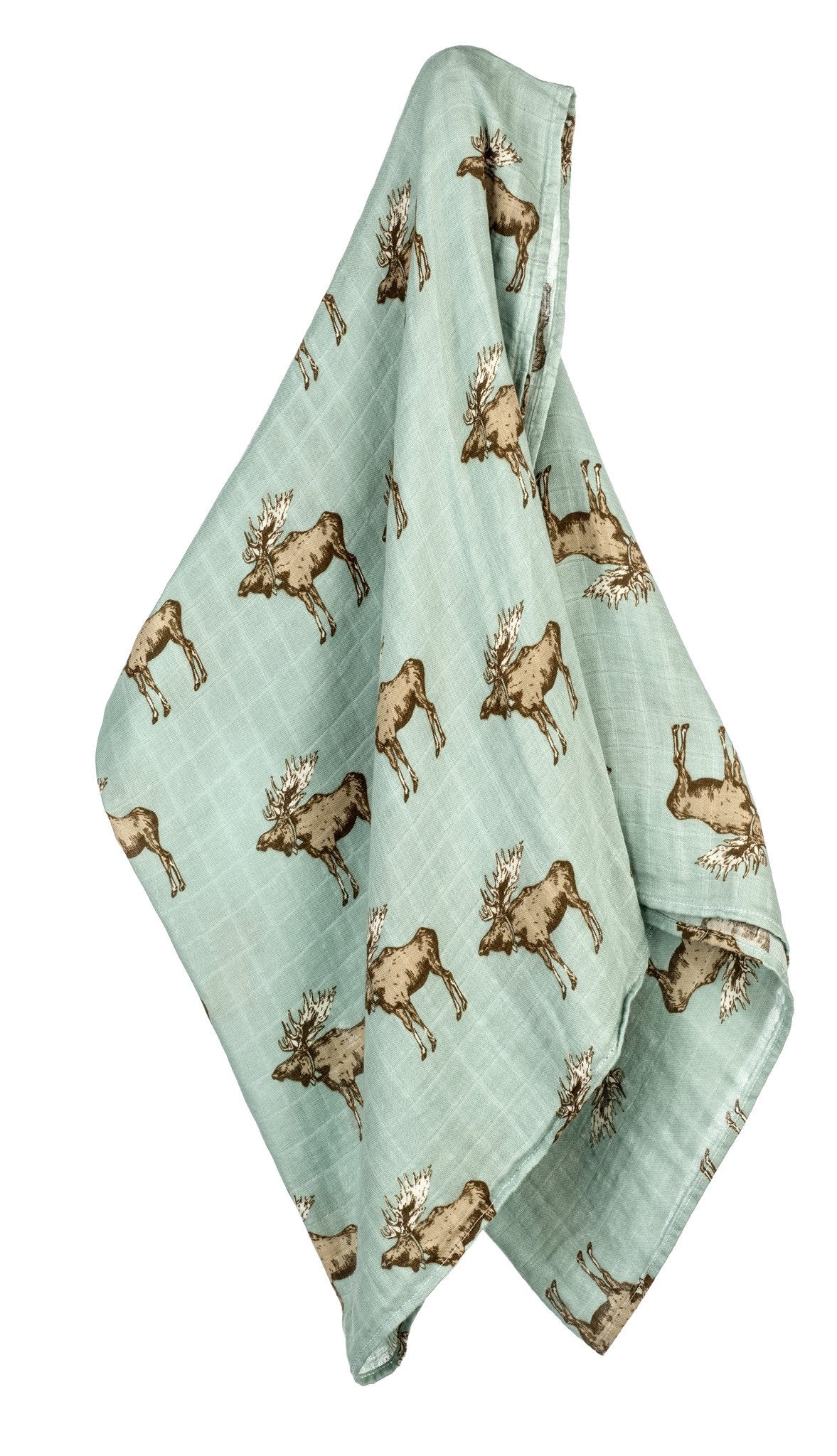 Milkbarn - Bamboo Baby Swaddle - Bow Tie Moose