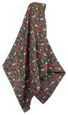 Milkbarn - Bamboo Baby Swaddle - Teal Floral