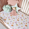 Snuggle Hunny Kids - Fitted Cot Sheet - Poppy