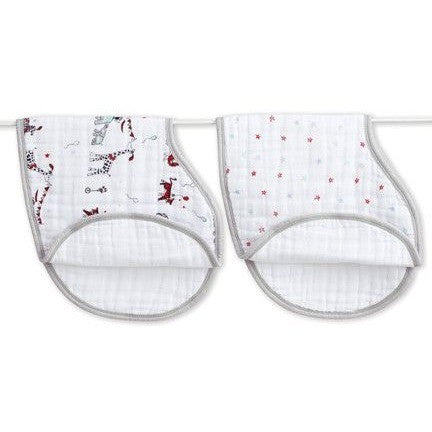 Aden and Anais - Burpy Bib (2 Set) - Liam The Brave - Clothing - Aden and Anais - Afterpay - Zippay Carry Them Close