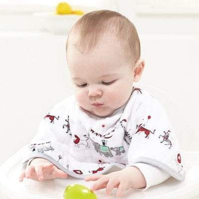 Aden and Anais - Burpy Bib (2 Set) - Vintage Circus - Clothing - Aden and Anais - Afterpay - Zippay Carry Them Close