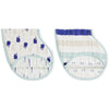 Aden and Anais - Burpy Bib (2 Set) - High Seas - Clothing - Aden and Anais - Afterpay - Zippay Carry Them Close