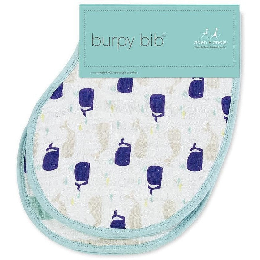 Aden and Anais - Burpy Bib (2 Set) - High Seas - Clothing - Aden and Anais - Afterpay - Zippay Carry Them Close