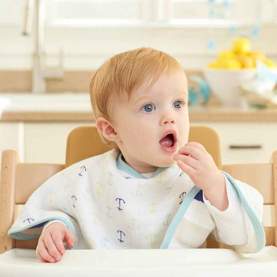 Aden and Anais - Burpy Bib (2 Set) - High Seas - Clothing - Aden and Anais - Afterpay - Zippay Carry Them Close