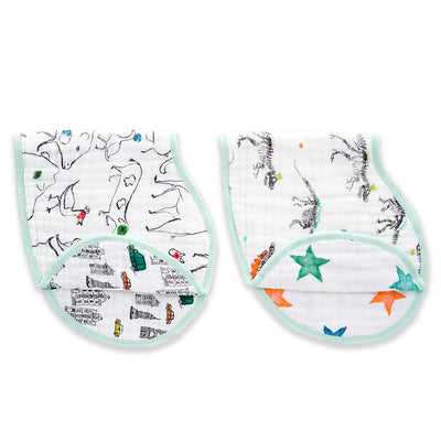 Aden and Anais - Burpy Bib (2 Set) - Color Pop