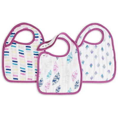 Aden and Anais - Snap Bib 3 Set - Wink - Clothing - Aden and Anais - Afterpay - Zippay Carry Them Close