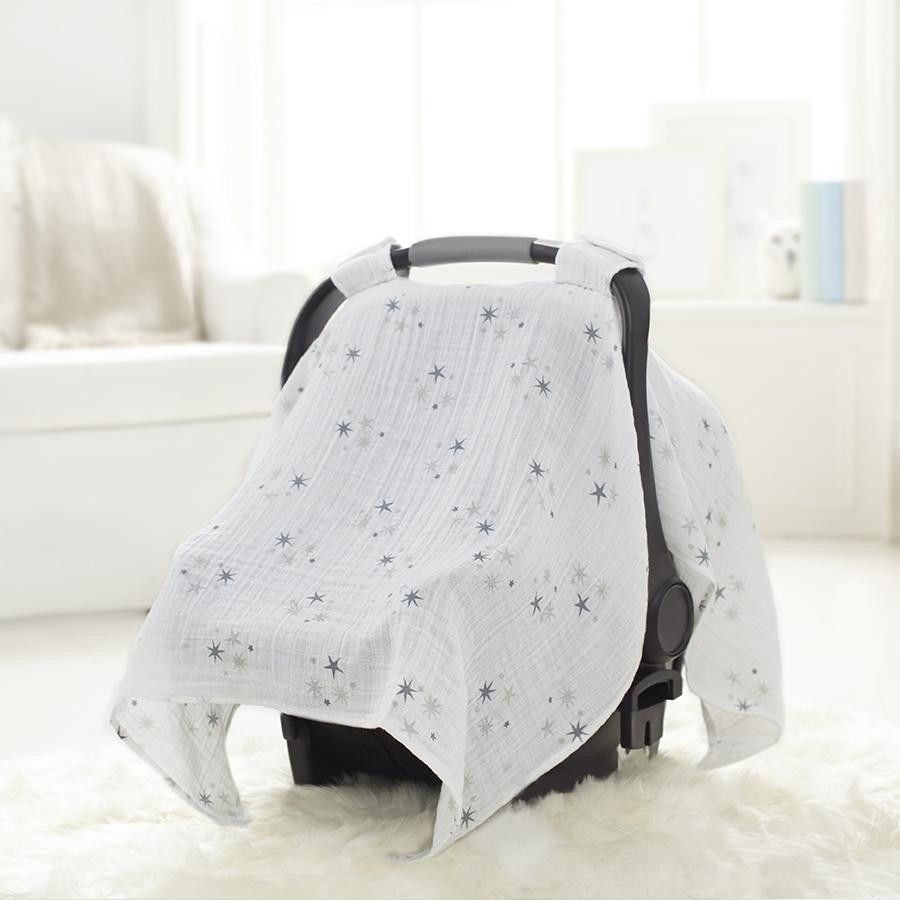 Aden and Anais - Car Seat Canopy - Twinkle Star, , Car Accessories, Aden and Anais, Carry Them Close  - 1
