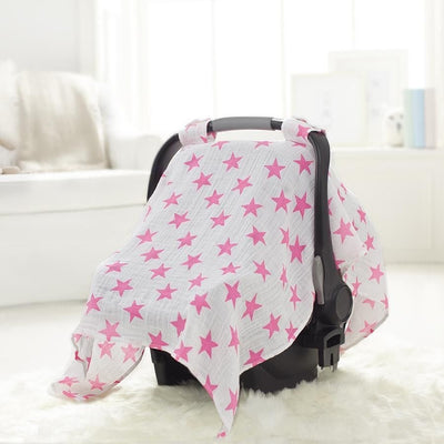 Aden and Anais - Car Seat Canopy - Fluro Pink, , Car Accessories, Aden and Anais, Carry Them Close  - 1