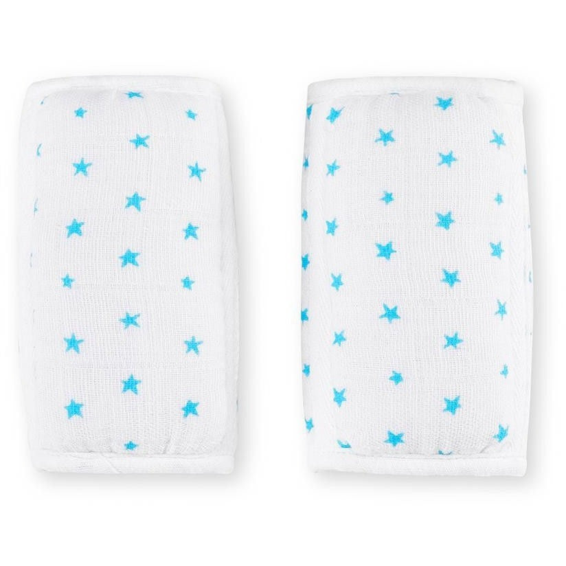 Aden and Anais - Car Strap Covers - Fluro Blue, , Car Accessories, Aden and Anais, Carry Them Close 