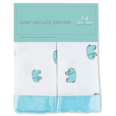 Aden and Anais - Security Blankets Comforter - Issie Declan Elephant (set of 2) - Security Blanket - Aden and Anais - Afterpay - Zippay Carry Them Close