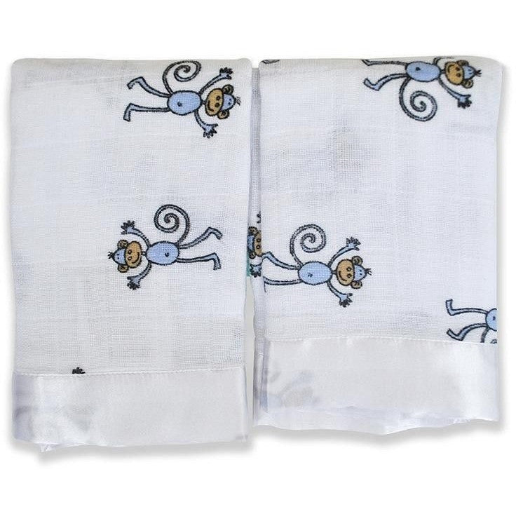 Aden and Anais - Security Blankets Comforter - Issie Jungle Jam Monkey (set of 2) - Security Blanket - Aden and Anais - Afterpay - Zippay Carry Them Close
