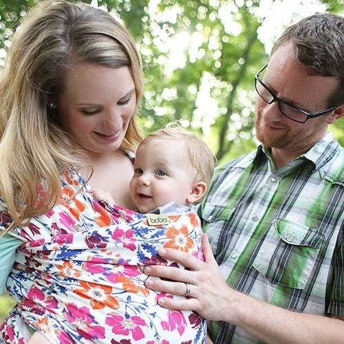 Boba Stretchy Wrap - Wildflower - Stretchy Wrap - Boba - Afterpay - Zippay Carry Them Close