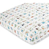 Aden and Anais - Classic Cot Sheet - Paper Tales - nursery - Aden and Anais - Afterpay - Zippay Carry Them Close