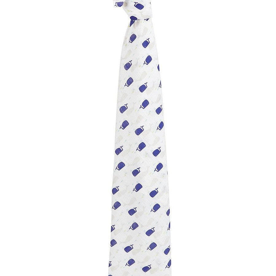 Aden and Anais - Classic Muslin Swaddle - High Seas - swaddle - Aden and Anais - Afterpay - Zippay Carry Them Close