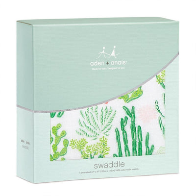 Aden and Anais - Classic Muslin Swaddle - Cactus Blooms