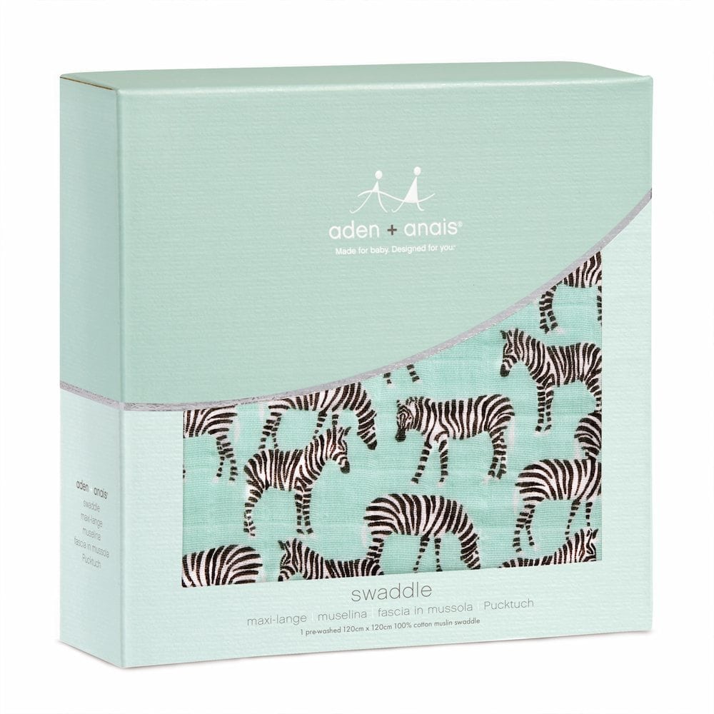 Aden and Anais - Classic Muslin Swaddle - Mod Zebra