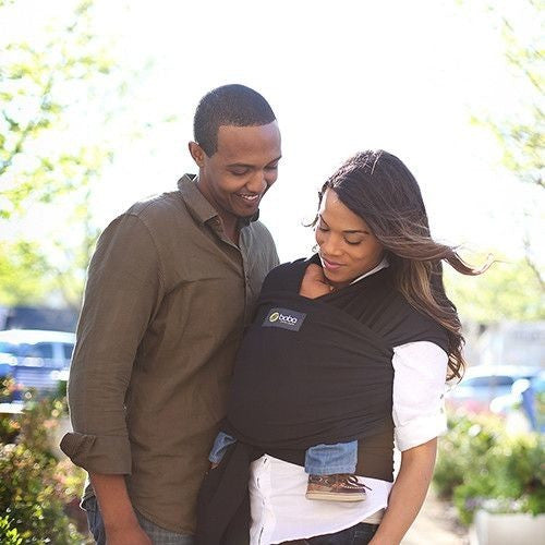 Boba Stretchy Wrap - Black - Stretchy Wrap - Boba - Afterpay - Zippay Carry Them Close