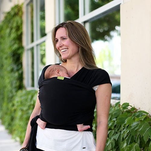Boba Stretchy Wrap - Black - Stretchy Wrap - Boba - Afterpay - Zippay Carry Them Close
