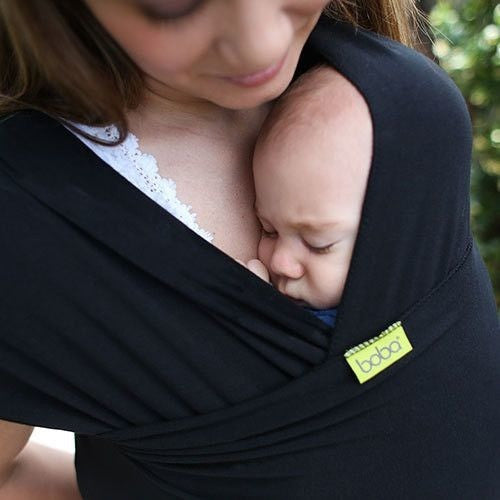 Boba Stretchy Wrap - Black - Stretchy Wrap - Boba - Afterpay - Zippay Carry Them Close
