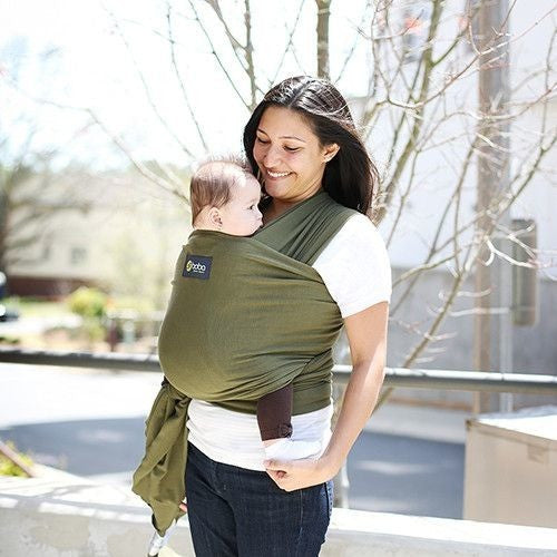 Boba Stretchy Wrap - Olive - Stretchy Wrap - Boba - Afterpay - Zippay Carry Them Close