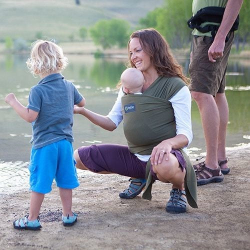 Boba Stretchy Wrap - Olive - Stretchy Wrap - Boba - Afterpay - Zippay Carry Them Close