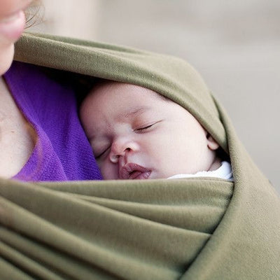Boba Stretchy Wrap - Olive - Stretchy Wrap - Boba - Afterpay - Zippay Carry Them Close
