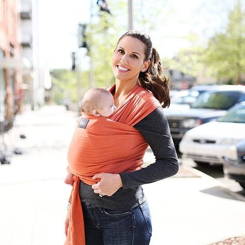Boba Stretchy Wrap - Orange - Stretchy Wrap - Boba - Afterpay - Zippay Carry Them Close