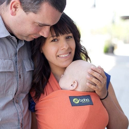 Boba Stretchy Wrap - Orange - Stretchy Wrap - Boba - Afterpay - Zippay Carry Them Close