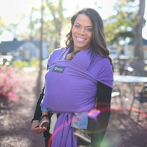 Boba Stretchy Wrap - Purple - Stretchy Wrap - Boba - Afterpay - Zippay Carry Them Close
