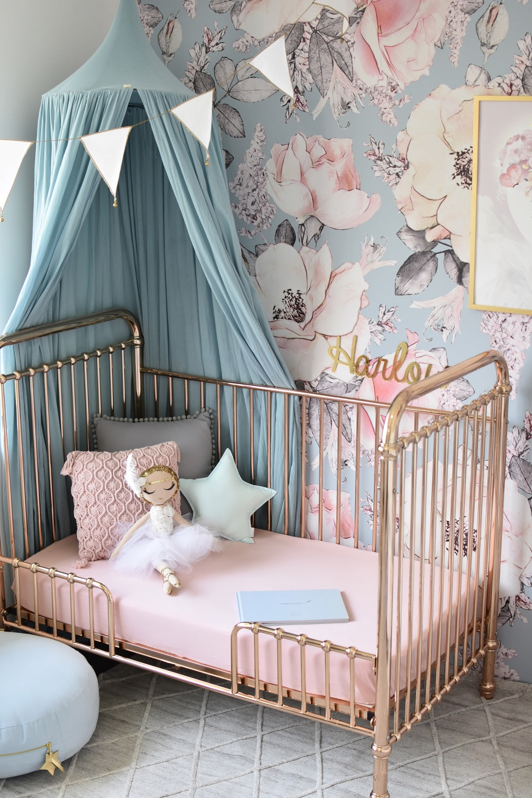 Snuggle Hunny Kids - Fitted Cot Sheet - Lullaby Pink