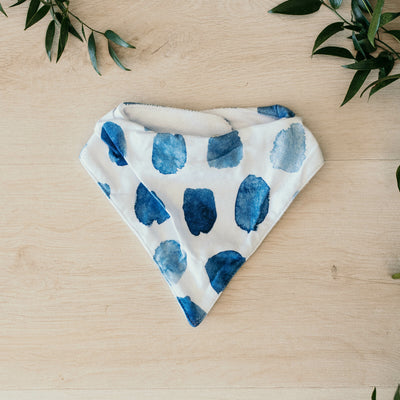 Snuggle Hunny Kids - Dribble Bandana Bib - Ocean Skies