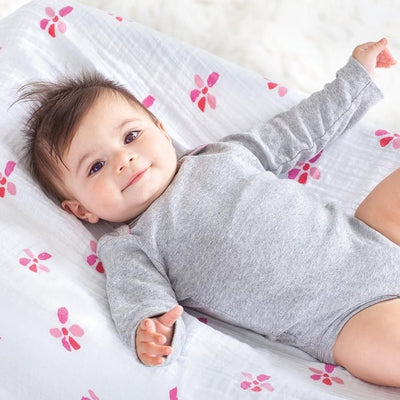 Aden and Anais - Swaddle - Bloom (Organic), , swaddle, Aden and Anais, Carry Them Close  - 1