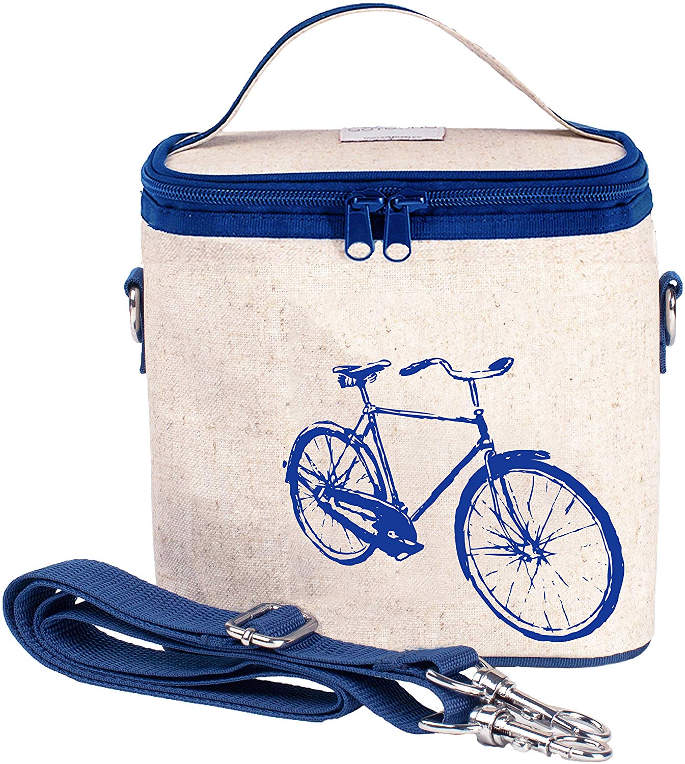 SoYoung - Large Insulated Cooler Bag - Blue Bicycle