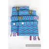 Lenny Lamb - Suck Pads and Reach Strap Set - Zig Zag Turquoise & Pink, , Carrier Accessories, Lenny Lamb, Carry Them Close  - 1