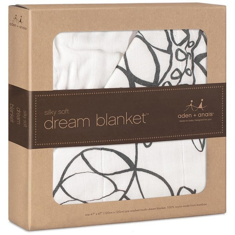 Aden and Anais - Dream Blankets Bamboo Moonlight - leafy - Baby Blankets - Aden and Anais - Afterpay - Zippay Carry Them Close