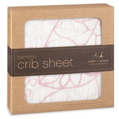 Aden and Anais - Cot Sheet - Bamboo Tranquility - nursery - Aden and Anais - Afterpay - Zippay Carry Them Close