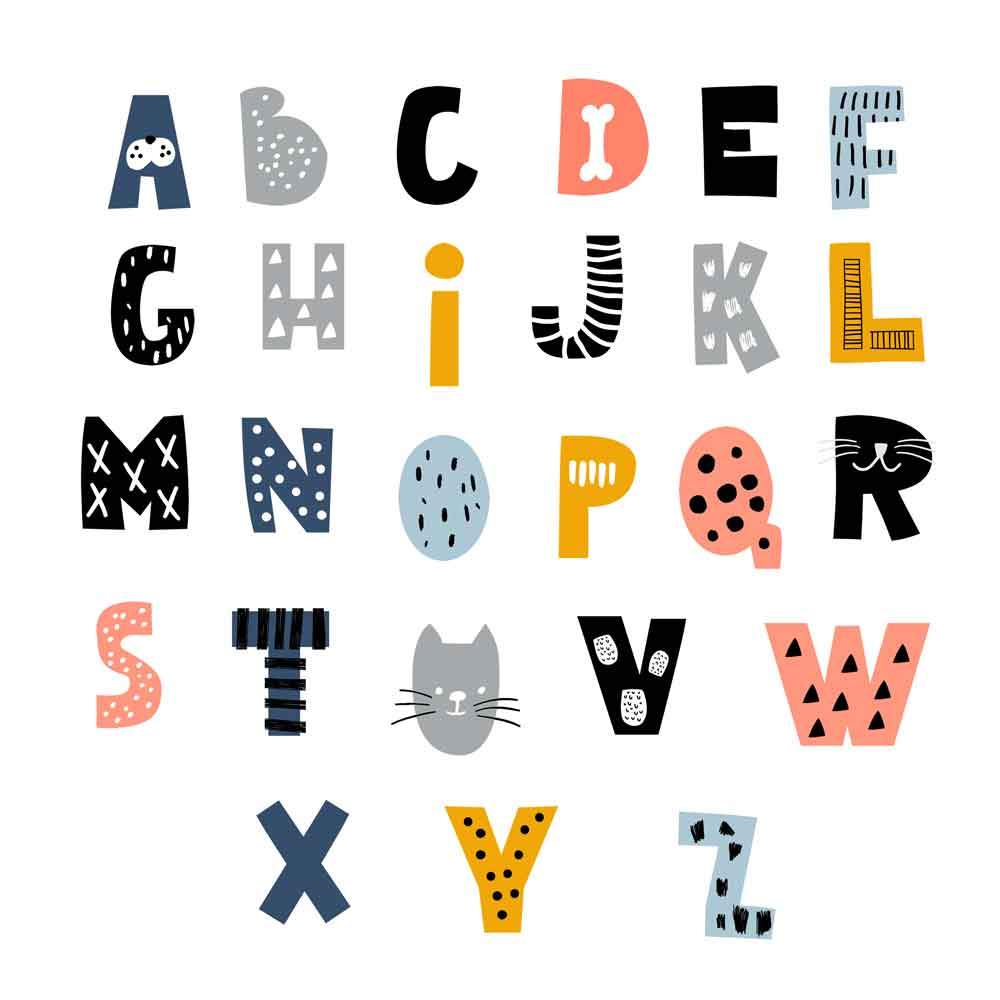 Di Lusso Living - Muslin Baby Swaddle Wrap - ABCD