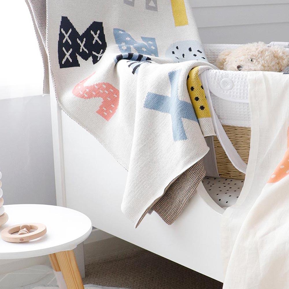Di Lusso Living - Baby Blanket - ABCD