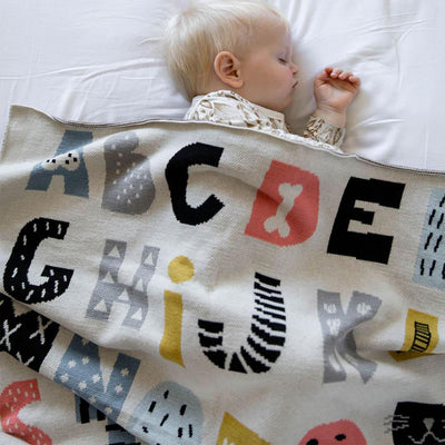 Di Lusso Living - Baby Blanket - ABCD