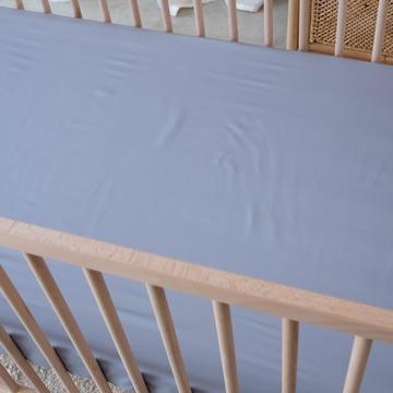 Mulberry Threads - Organic Bamboo Bassinet Sheets - Ocean