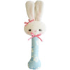 Alimrose - Hannah Bunny Stick Rattle Blue Ivory - Toys - Alimrose - Afterpay - Zippay Carry Them Close