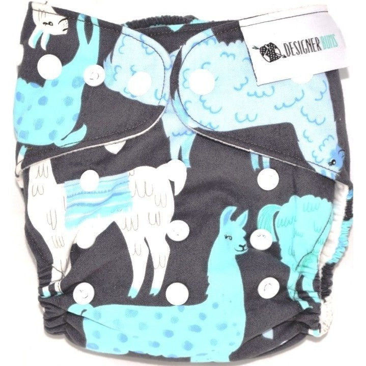 Designer Bums - Cloth Nappy - Alpaca Hearts - Cloth Nappies - Designer Bums - Afterpay - Zippay Carry Them Close