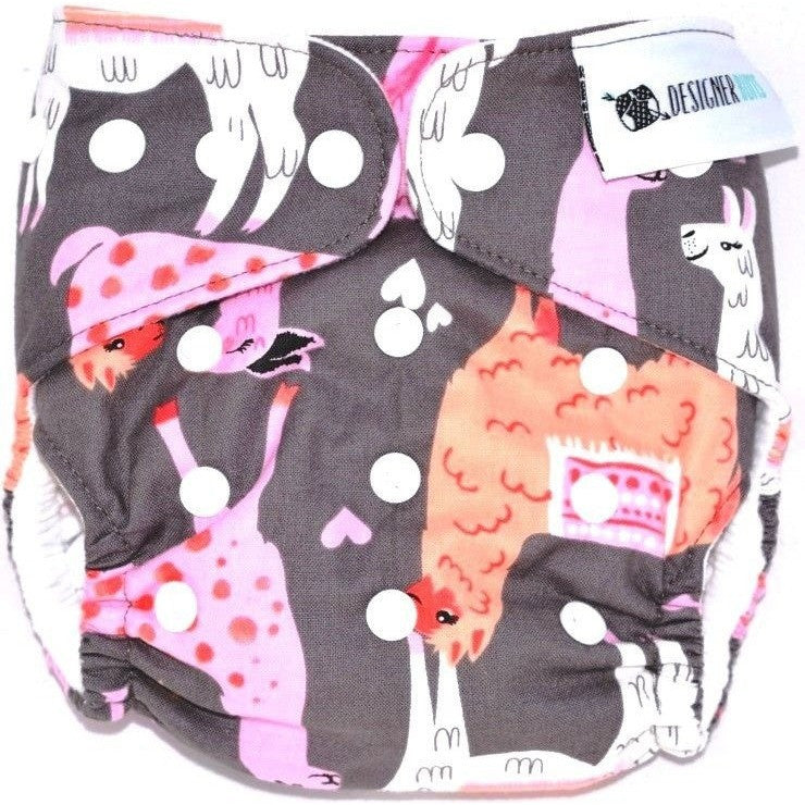 Designer Bums - Cloth Nappy - Alpaca Love - Cloth Nappies - Designer Bums - Afterpay - Zippay Carry Them Close