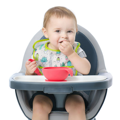 Bumkins - Silicone Grip First Foods Bowl Set - Red