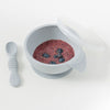 Bumkins - Silicone Grip First Foods Bowl Set - Grey