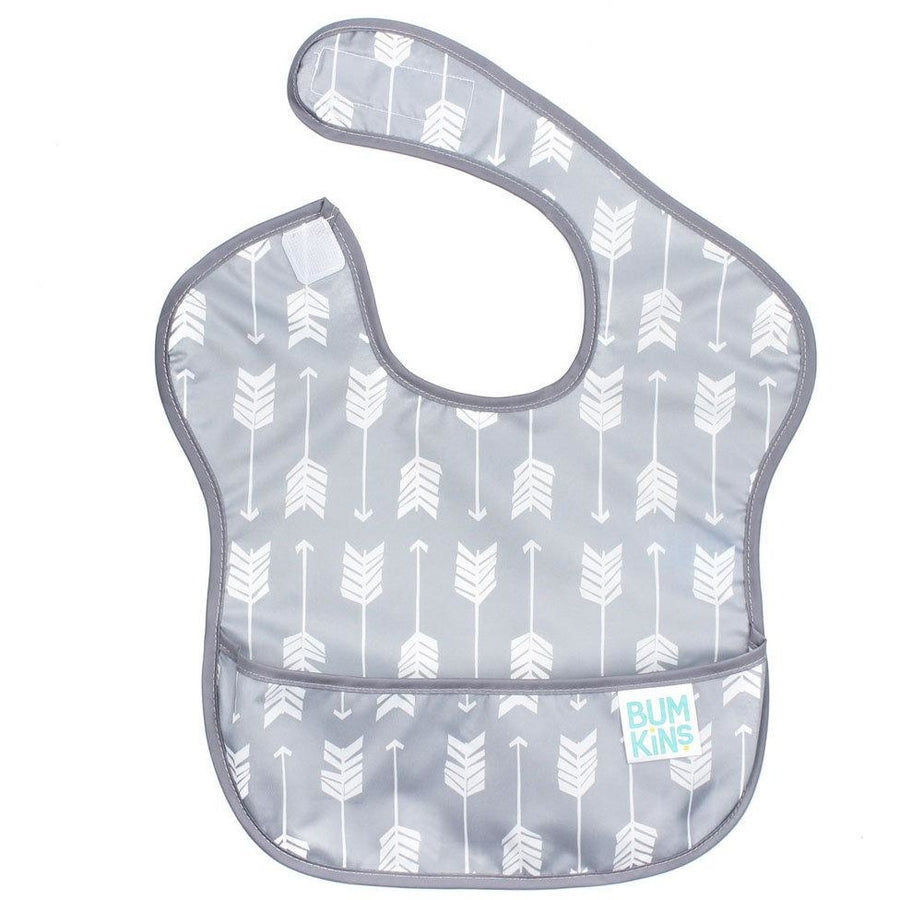 Bumkins - Waterproof SuperBib - Grey Arrow