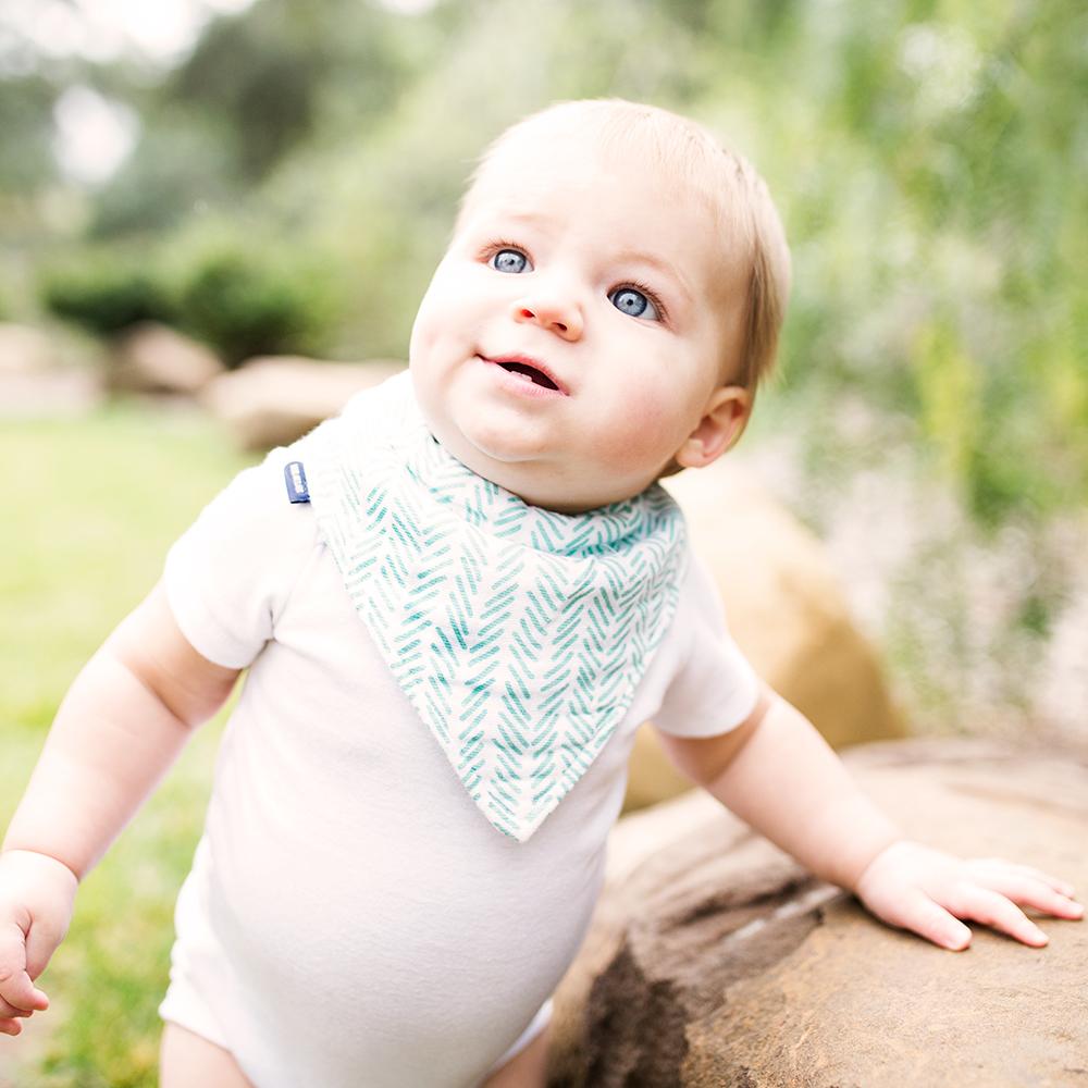 Bebe Au Lait - Muslin Bandana Bibs (2pk) - Oahu & Zig-Zag